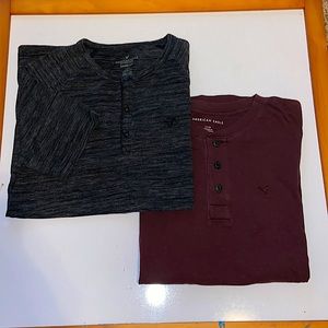 American eagle solid color tee shirts